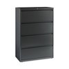 Hirsh Industries 36 in W 4 Drawer File Cabinets, Charcoal, Legal; Letter; A4 16067